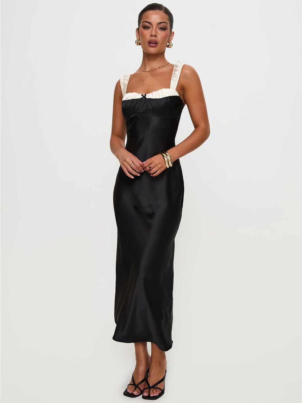 Princess Polly Emmert Satin Maxi Dress
